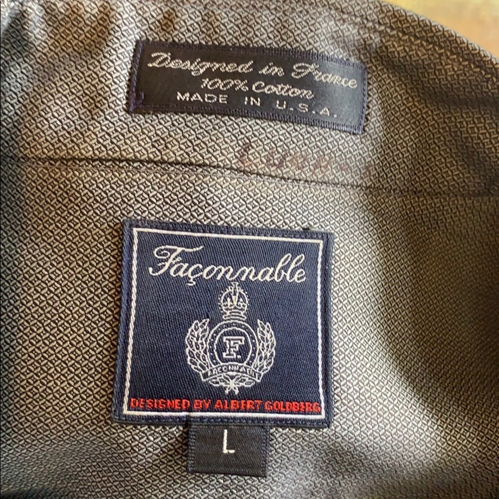 Facconable Button Down Dress Shirt - image 6